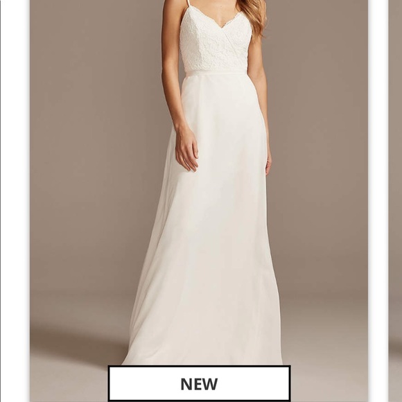 David’s Bridal Wedding Dress Size 10 - Picture 5 of 8